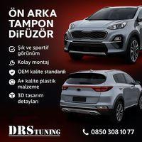 Ön ve Arka Tampon Koruma Difüzör Seti