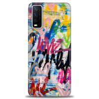 Vivo Y20 Kılıf HD Baskılı Kılıf - Lovee + Tam Ekran Koruyucu