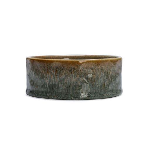 Beeztees DBL Köpek Mama Su Kabı, Seramik, Yeşil, 13,5cm, 500ml