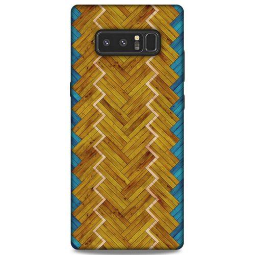 Lopard Samsung Galaxy Note 8 Uyumlu Kılıf Wood'X (37) Silicone Cover Baskılı