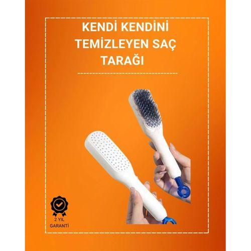 Kafa Derisi Masajlı Saç Tarağı – Kendini Temizleyen, Anti-statik
