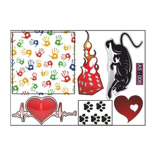 SEVGENT A5 Sticker 010 Tek Paket Çoklu