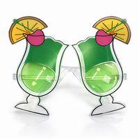 Yeşil Kokteyl Bardak Parti Gözlüğü