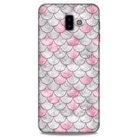 Mermer Desenli (30) Tema Silicone Case Toz Pembe Samsung Galaxy J6 Plus Kılıf