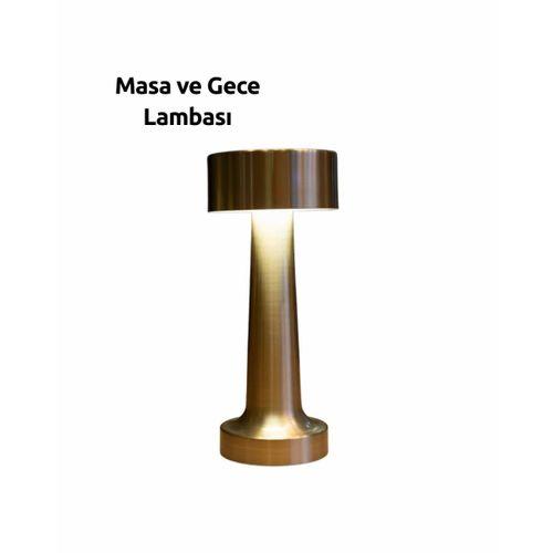 3 Kademeli Dokunmatik Başucu Lambası – Pil İle Sağlam Kablosuz Tasarım