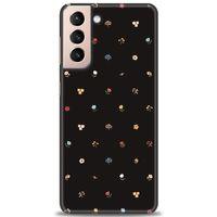 Samsung Galaxy S21 FE Kılıf HD Baskılı Kılıf - Flower + Tam Ekran Koruyucu