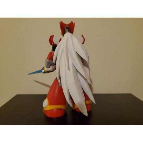 Kotobukiya Zero Model Kitleri İçin Özel Saç V0 3D Baskı (Bu ürün Sadece Plastik parçadır - Almadan Önce Soru Sorabilirsiniz)