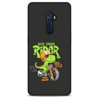 Animax Bisikletli Dinozor Oppo Reno 2 Kılıf Desenli Silikon
