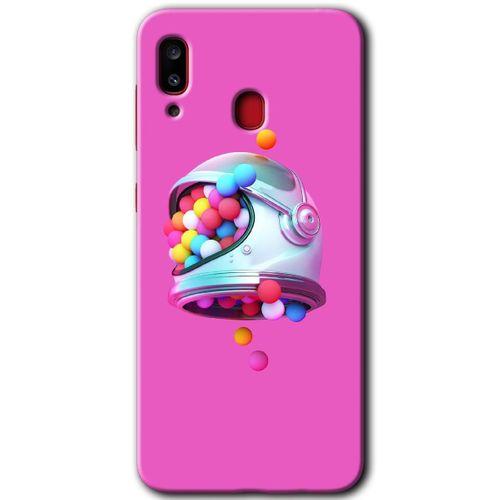 Samsung Galaxy A30 Kılıf Baskılı Kapak - Gece Gökyüzü + 5D Tam Kaplayan Cam