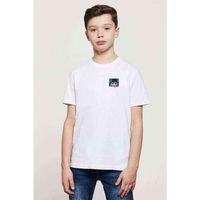 Gece Dışarıyı İzlerken Baskılı Unisex Çocuk Beyaz t-shirt