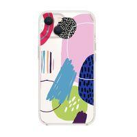 iPhone 14 Uyumlu Art Design Şeffaf Silikonlu Telefon Kılıfı