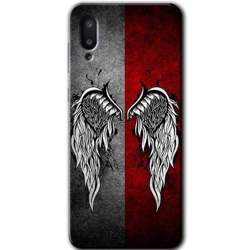 Samsung Galaxy A02 Kılıf Baskılı Kapak - Lucifer + 5D Tam Kaplayan Cam