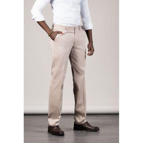 Notra Regular Fit Pamuklu Dokulu Klasik Yazlık Gabardin Pantolon