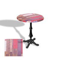 Dockers Çipa 1012 Döküm Ayak Yuvarlak Masa Çap 60cm - (Werzalit, Wermodin ve Allzalit Tabla) - Redwood