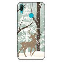 Huawei Y7 2019 Kılıf Snowix (22) Tam Koruma Kılıfı Açık Kahve