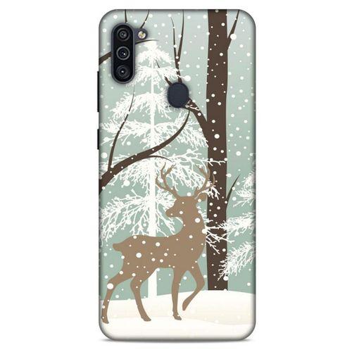 Samsung Galaxy M11 Kılıf Snowix (22) Tam Koruma Kılıfı Açık Kahve
