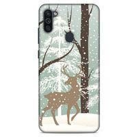 Samsung Galaxy M11 Kılıf Snowix (22) Tam Koruma Kılıfı Açık Kahve