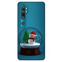 Xiaomi Mi Note 10 Pro Kılıf Snowix (12) Koruyucu Silikon Yeşil Beyaz