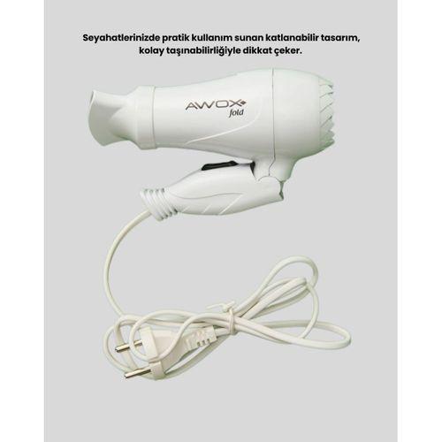 Awox Mini Fön Beyaz