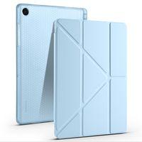 Galaxy Tab A11 Plus Kılıf Zore Tri Folding Kalem Bölmeli Standlı Kılıf