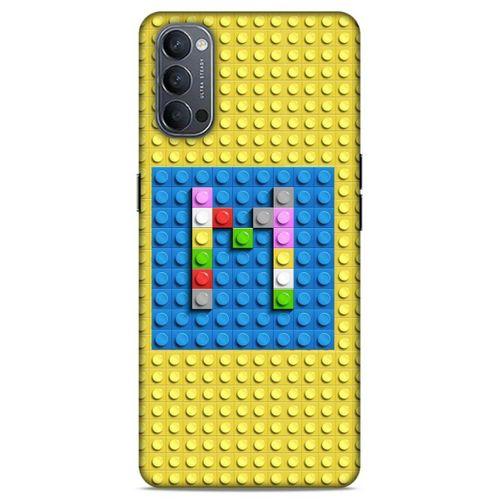Lopard Oppo Reno 4 Uyumlu Kılıf BloX (24) Darbe Emici Kılıf M Harfi