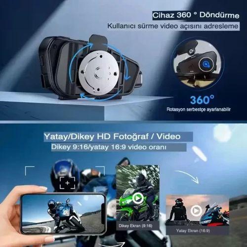 Q28 Kameralı Motosiklet Kask Kulaklığı