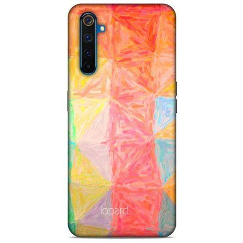 Oppo Realme 6 Kılıf Pastel Renkler (26) Tpu Silikon Kılıf Sarı Kırmızı