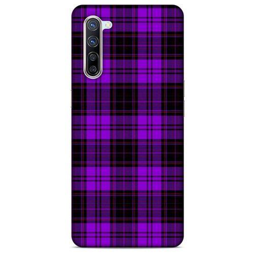 Oppo Reno 3 Pro 5g Uyumlu Kılıf Mor Delisi (12) Koruyucu Silikon Kareli