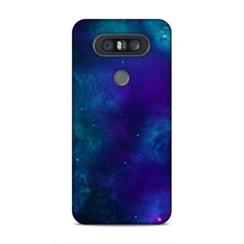 LG Q60 Kılıf Nebula Galaxy Arka Kapak Silikon Koruma Full Koruyucu