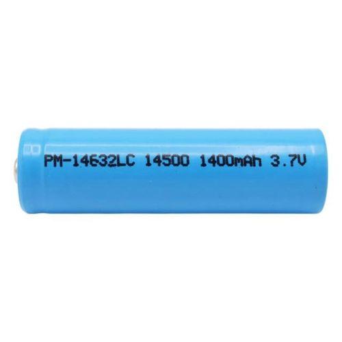 PowerMaster PM-14632 LC 14500 3.7 Volt 1400mAh Şarj Edilebilir EL Feneri Pili (AA Pil İle Aynı Boyutta)