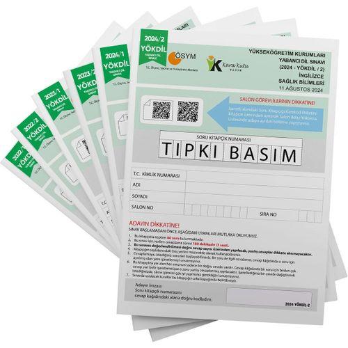 2025 YÖKDİL İngilizce SAĞLIK BİLİMLERİ ÖSYM Çıkmış Soru Tıpkı Basım Deneme Paketi 6lı Türkiye Geneli