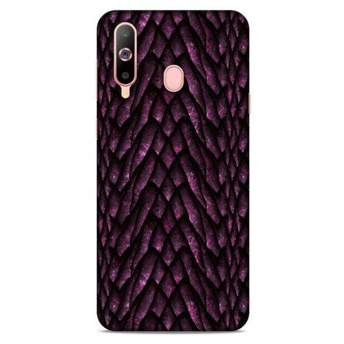 Samsung Galaxy A60 Kılıf Dragons (7) Telefon Kılıfı Ejderha Skin Bordo