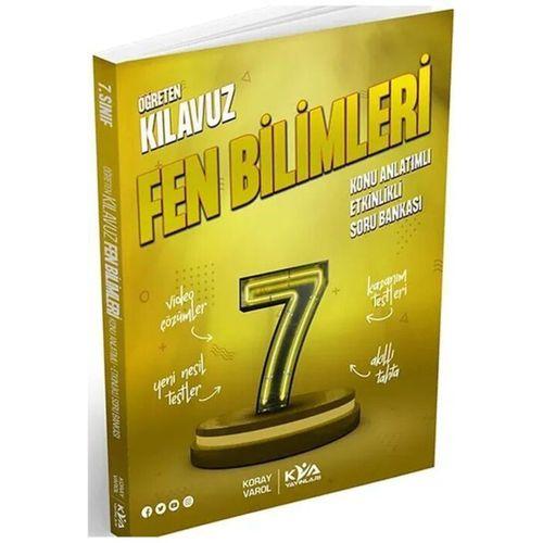 7. Sınıf Fen Bilimleri Öğreten Kılavuz Konu Anlatımlı Etkinlikli Soru Bankası KVA Yayınları