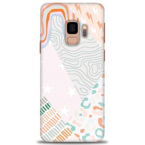 Samsung Galaxy S9 Kılıf HD Baskılı Kılıf - Çok Renkli + Tam Ekran Koruyucu