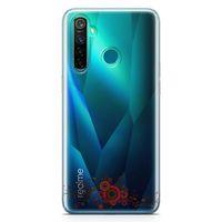 Oppo Realme 5 Pro Kılıf Asma Yaprakları Arka Kapak Koruma Desenli Full Koruyucu