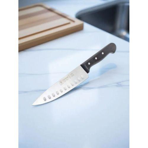 Sürbisa Sürmene 61070 Oluklu Şef Aşçı Bıçağı Pimli Sap 17 Cm