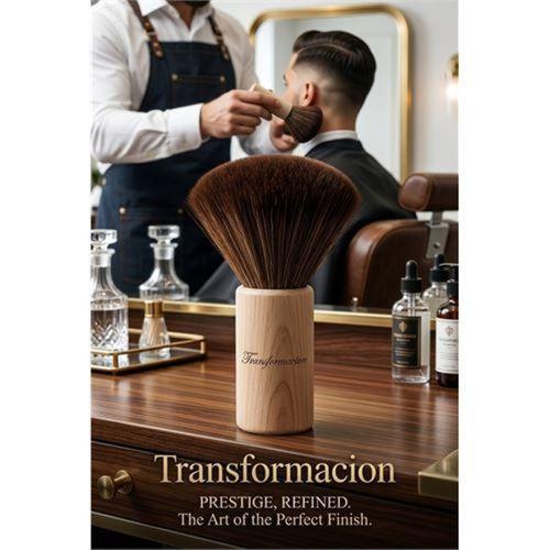 Profesyonel Ahşap Saplı Berber Ense Fırçası - Lüks Seri 722957