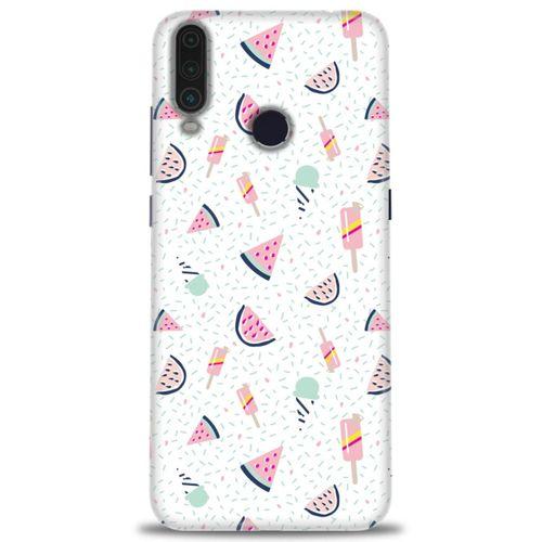 General Mobile GM 10 Kılıf HD Baskılı Kılıf - Dondurma ve Karpuz + Tam Ekran Koruyucu