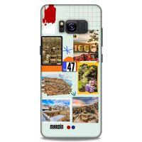 Lopard Samsung Galaxy S8 Uyumlu Kılıf Şehirli ※ (47) Mardin Crystal Flex Kılıf