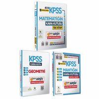 2025 KPSS Kara Kutu Matematik TEK KİTAP ALTIN SET 3lü ÖSYM Çıkmış Soru Konu Özetli PDF/Video Çözümlü