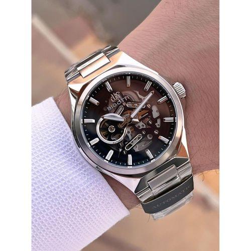 Bigotti Otomatik Ve Kurmalı Çelik Karatma Ve Renk Atma Yapmaz 5 Atm Erkek Kol Saati EBG.10692.2