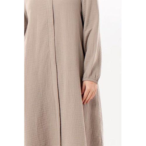 Uzun Kol Yaren Hakim Yaka Yazlık Müslin Tunik Taş Tas