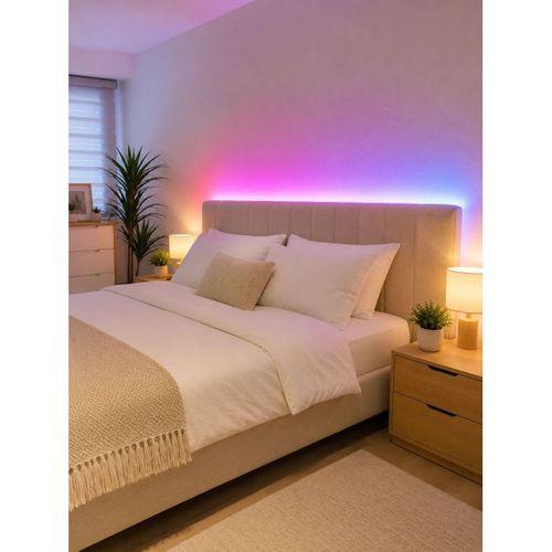 Uzaktan Kumandalı Rgb Şerit Led 5 Metre 12v 5050 Smd Çok Renkli Dekoratif Işık Seti