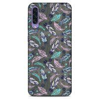 Samsung Galaxy A50s Kılıf Desenli Özel Seri Tüyler (6) Silikon Kılıf