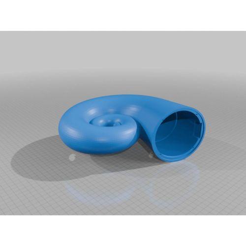 Nautilus Kabuk Evi 4 İnç Hoparlör İçin (Bu ürün Sadece Plastik parçadır - Almadan Önce Soru Sorabilirsiniz)