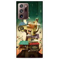 Lopard Samsung Galaxy Note 20 Ultra Uyumlu Kılıf Manipülasyon ☻ (43) Thin Fit Kılıf Baskılı