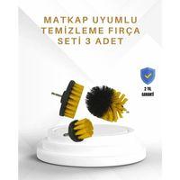 Yüksek Devirde Etkili Temizlik Sağlayan Matkap Ucu Fırça Seti