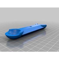 - 100mm Uzunlukta Somunsuz Kol - Yuvarlak A Montaj Sistemi için 3D Baskı (Bu ürün Sadece Plastik parçadır - Almadan Önce Soru Sorabilirsiniz)