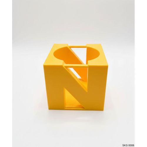 Sari Centikli Harf Seklinde Mini Dekoratif Saksi Ismine Ozel Bas Harf Tasarim Masa Ustu Ofis Dekoru 7 Cm