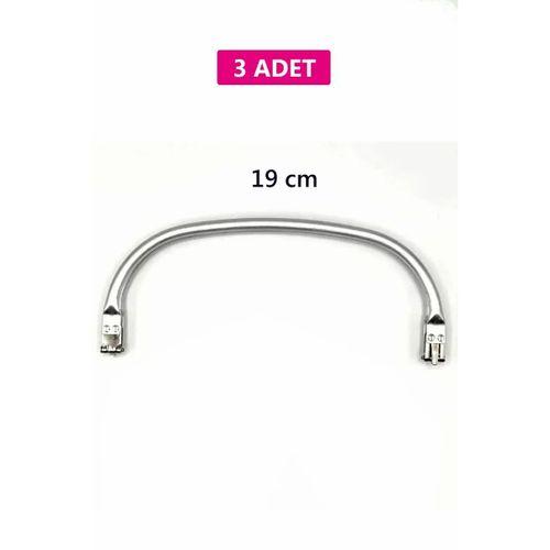 Gizli Metal Mango Çanta Bursu – 3 Adet - 19 cm - Metal Çanta Aparatı Çanta Aksesuarı